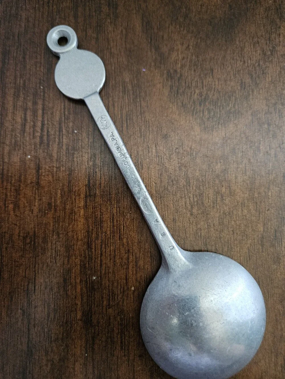 Vintage Wilton Armetale Pewter Wine Taster Spoon Made In USA